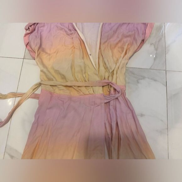 GB Elegant Ombre Wrap Dress #1 - Picture 2 of 10